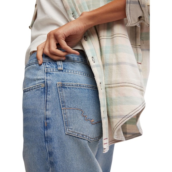 Free People Light Blue Boot Cut Jeans - Picture 3 of 8